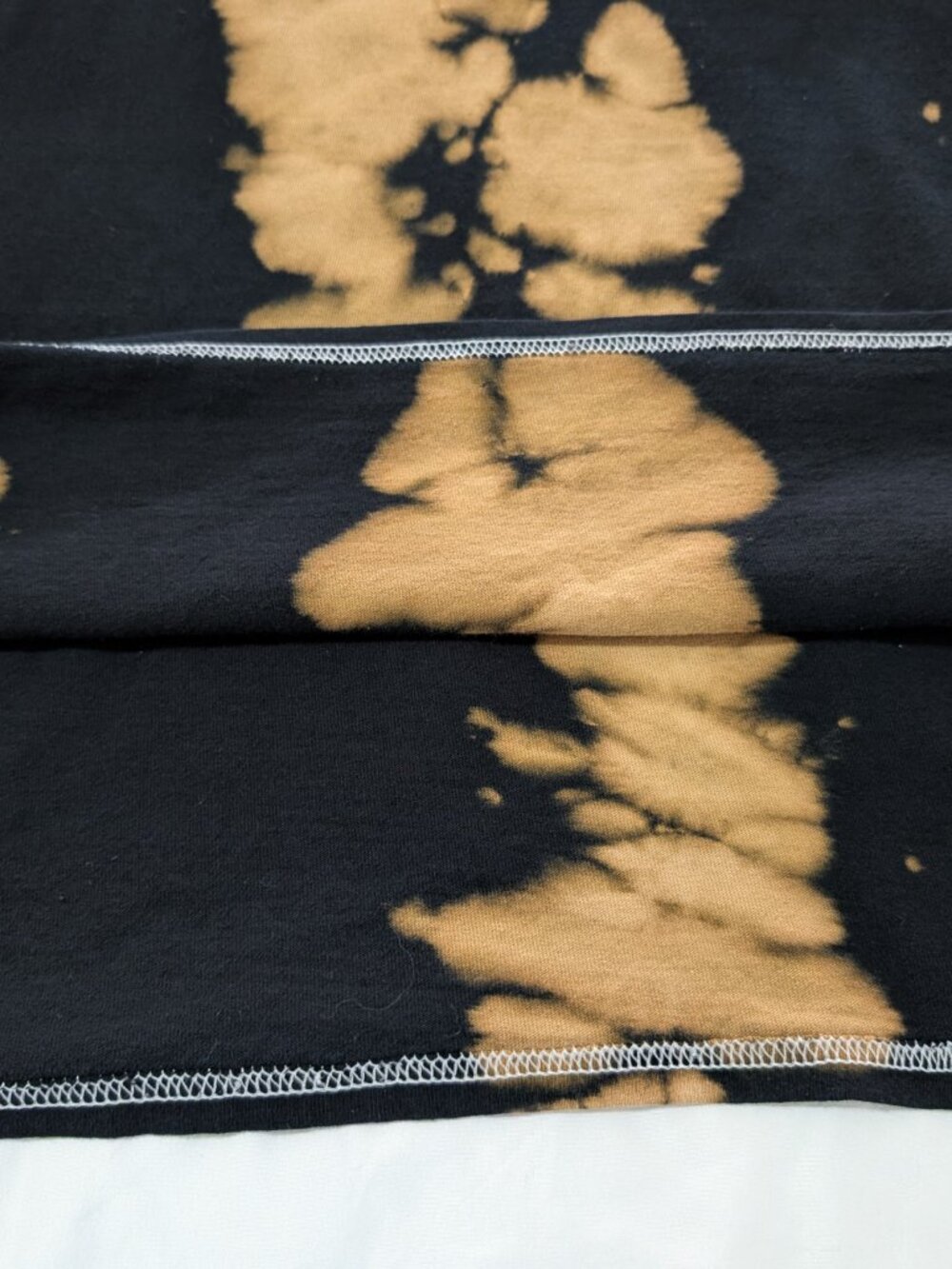 OBEY T Shirt Men's XL Black Brown Tie Dye Short Sleeve Logo - Picture 6 of 10